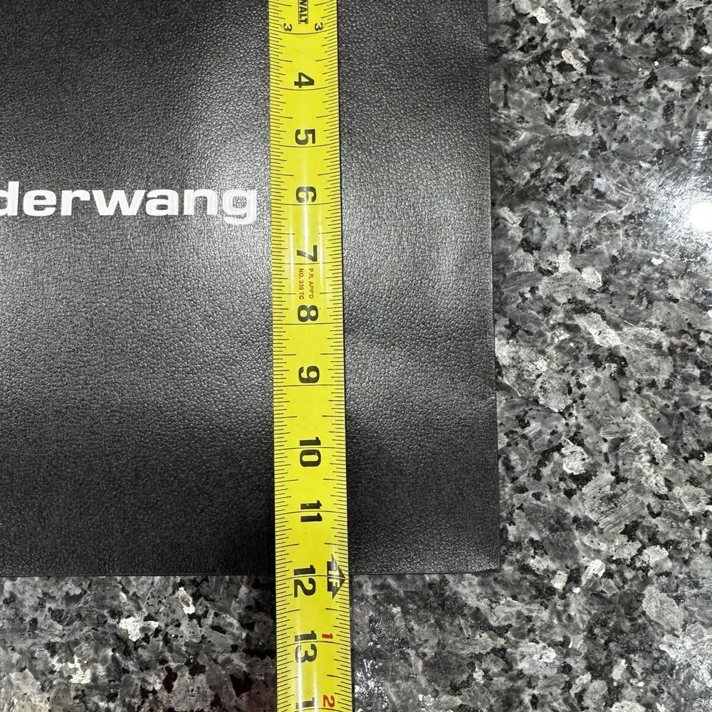 Alexander Wang Black Shopping Gift Empty Paper Bag 16 x 12 x 6
